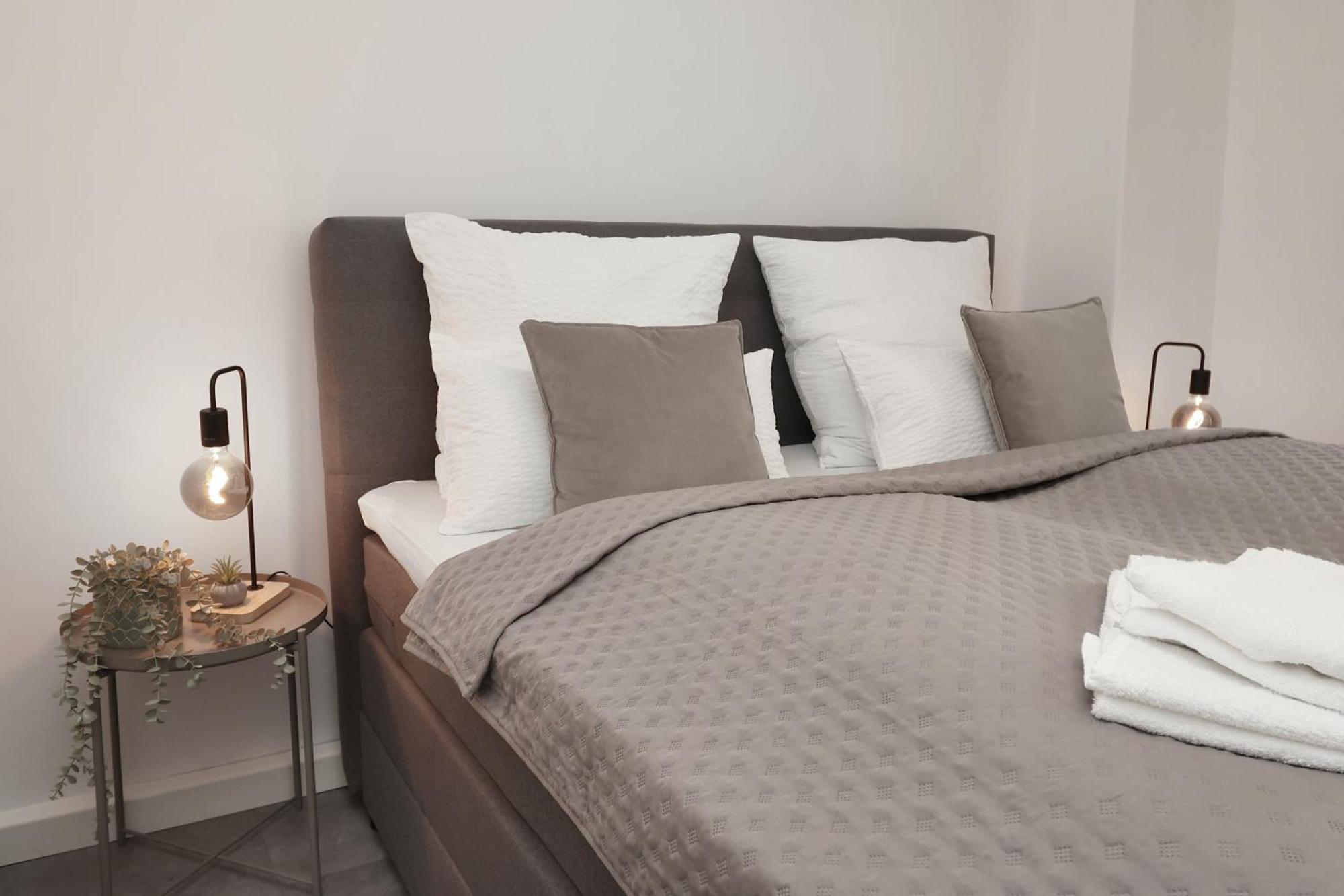 Design Am Rhein - Traumlage Rheinufer I Kueche I Oeffentl Parkplaetze Apartment บิงเงนอัมไรน์ ภายนอก รูปภาพ